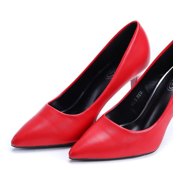 Czerwone szpilki Caroline - Obuwie