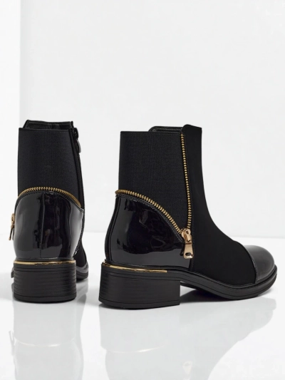 Ženski gležnjarji iz eko usnja Selyrix