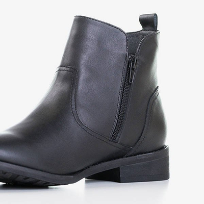 Čierne dámske čižmy a'la Chelsea boots - Obuv
