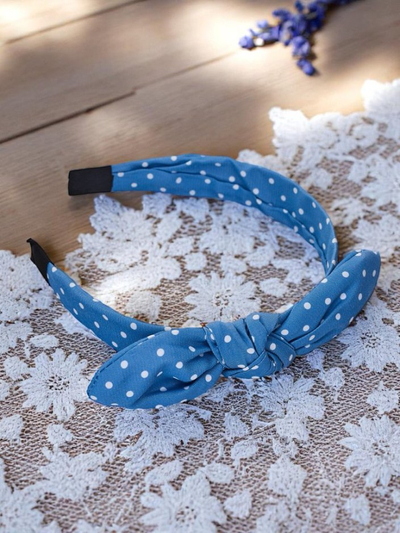 Royalfashion Čelenka s bodkovanou mašľou Lilka