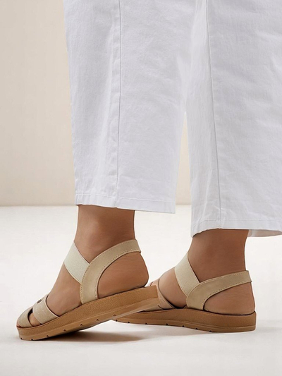 Royalfashion dámske sandále s elastickým pásikom Zerefis