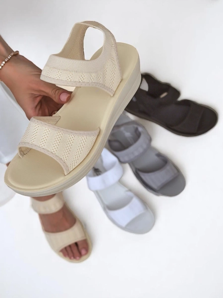 Royalfashion Ženski sandali z debelejšim podplatom Viva Flex