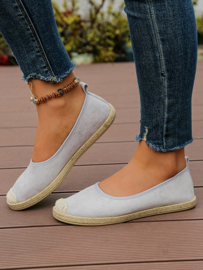 Royalfashion Dámske espadrilky z eco-suedu Aroles