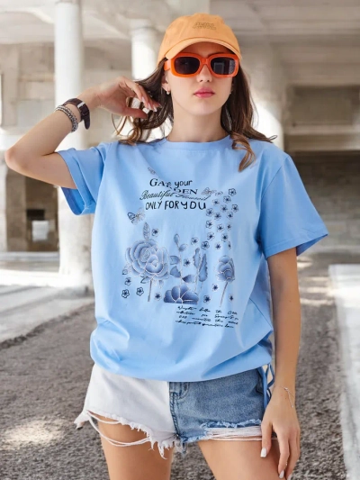Royalfashion Dámska bavlnená blúzka s nápisom