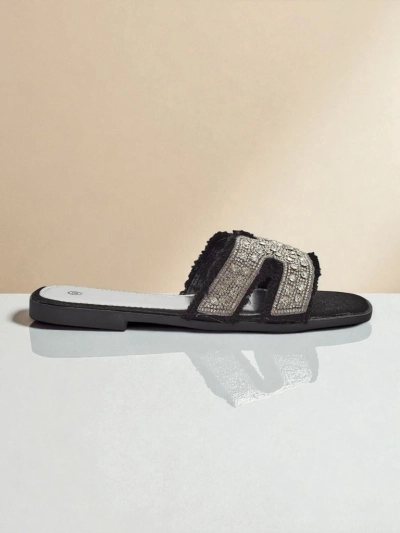 Royalfashion Dámske sandále s kamienkami CrystalEase
