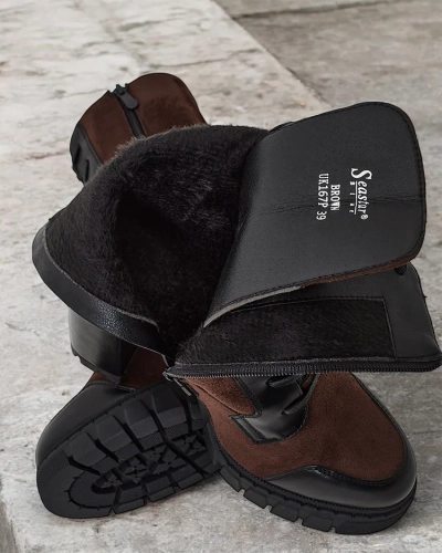 Royalfashion Dámske čižmy na podpätku Worce