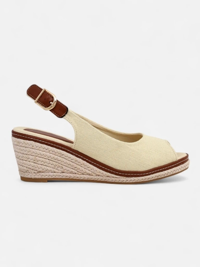 Royalfashion Dámske wedge sandále otvorená špička Tafenis