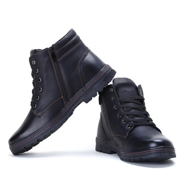 Czarne trapery - Obuwie