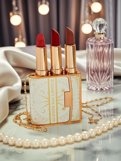 Aphrodite Aurora Luxe – Elegantno Usnjeno Etui s Triom Šmink 2,5/10ml Amalfi