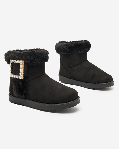Royalfashion Dámske čižmy a'la snow boots s ornamentom Galaes