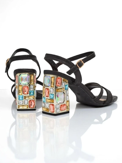 Royalfashion Bleščeči ženski sandali Crystal Charm