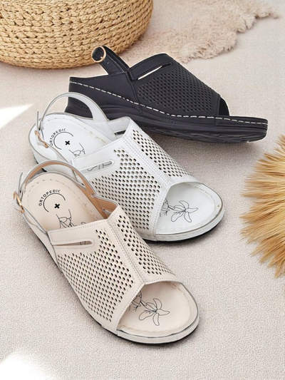 Royalfashion Ženski sandali z nizko polno peto Mira