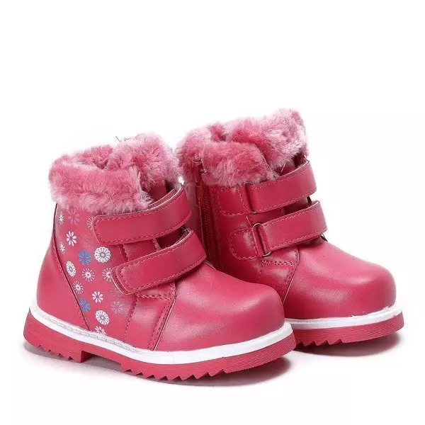 OUTLET Červené dievčenské topánky Luna - Topánky