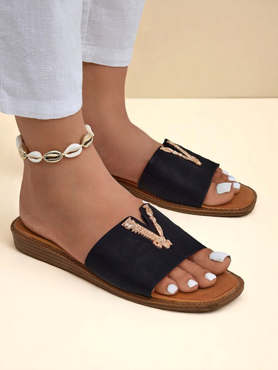 Royalfashion Ženski natikači z ravnim podplatom Livia Comfort