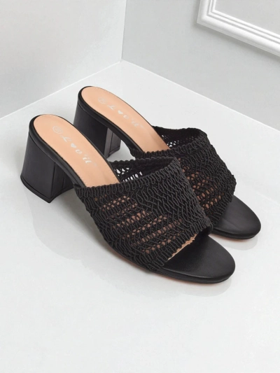 Royalfashion Ženski natikači s peto Sole Bloom