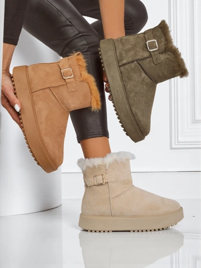 Royalfashion Kratki ženski škornji a'la za sneg Aurelia Classico