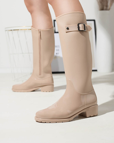 Béžové dámske podkolienky Bevirdo- Obuv