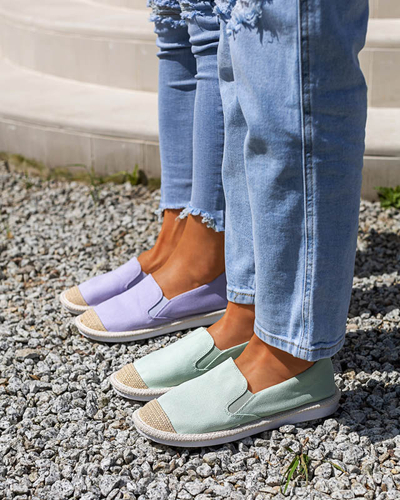Mentové dámske espadrilky Joll- Footwear