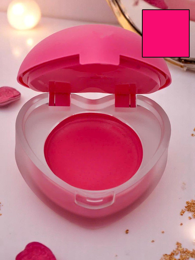 2-v-1 rúž a lícenka v srdiečkovej nádobke Magenta