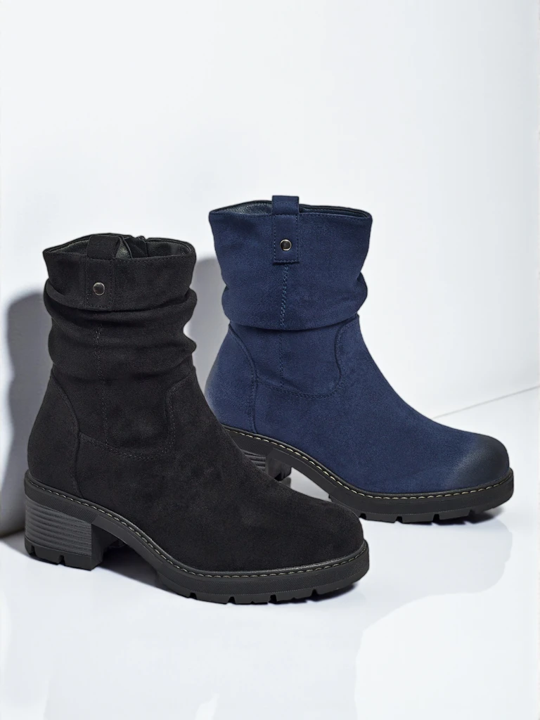 Visoki ženski gležnarji iz eko semiša Carmine