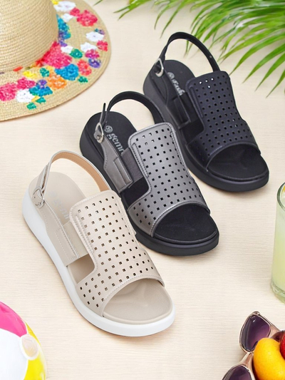 Royalfashion Ženski sandali na debelejšem podplatu BreezyStep