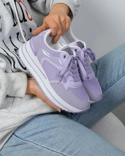 Royalfashion Dámske športové platformové tenisky Revided