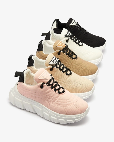 Svetloružová dámska látková športová obuv Riotay- Obuv