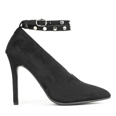 Černé pumpy na podpatku Malpas - Obuv 1