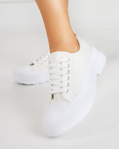 Cresoma krémové dámske športové tenisky - Obuv