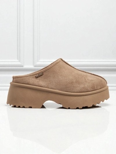 Kratki ženski škornji a'la za sneg s krznom Calindra