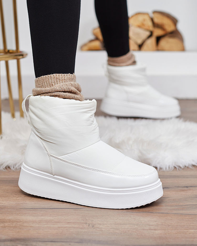 Royalfashion White Maderta dámske snehové topánky