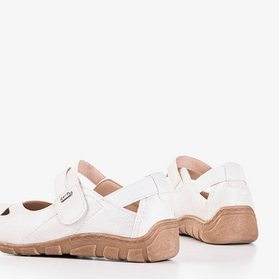 Dámske biele nízke topánky Perte - Obuv