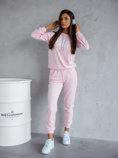 Royalfashion Dámsky teplákový set v zamatovom štýle