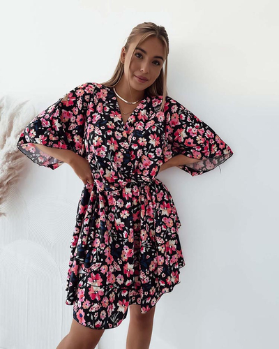 Royalfashion Dámske mini šaty s originálnym vzorom