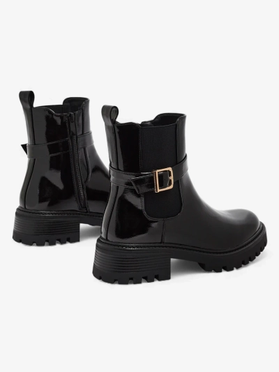 Lakirani ženski gležnarji iz eko usnja Calivi