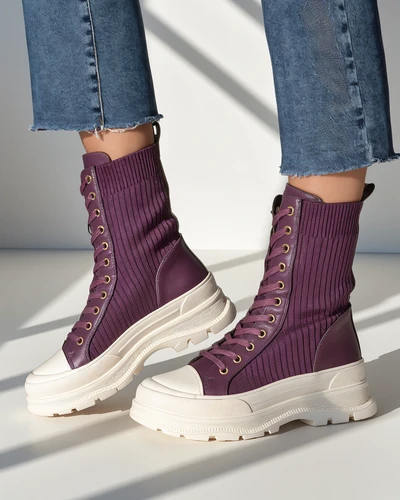 Royalfashion Dámske vysoké pracovné čižmy Fosilla