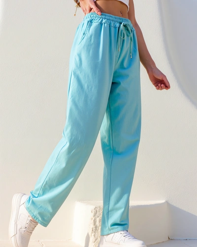 Royalfashion bavlnené rovné nohavice pre ženy