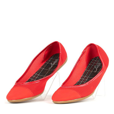 Red Mireia ballerinas - Footwear 1