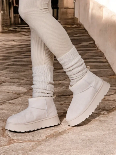 Royalfashion Krátke čižmy a'la snehové čižmy pre ženy Hezio