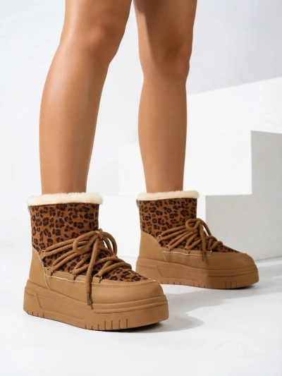 Dámske šnurovacie snehové topánky Royalfashion Moniuc