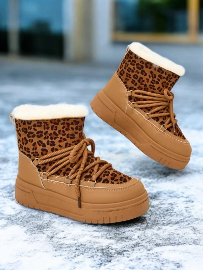 Dámske šnurovacie snehové topánky Royalfashion Moniuc