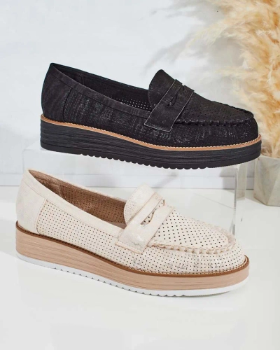 Royalfashion Ažurové dámske mokasíny Moell