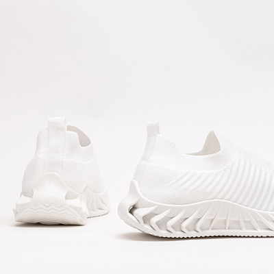 Dinging white slip-on dámska športová obuv - Obuv