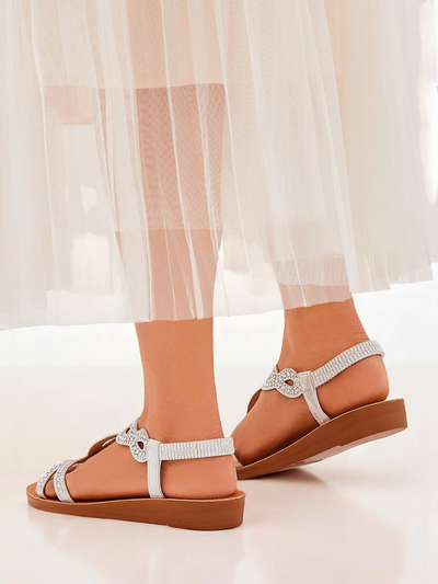 Royalfashion Dámske sandále s ozdobnými remienkami Lola Grace