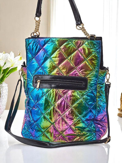 Royalfashion Veľká dámska kabelka HoloQuilt Shopper