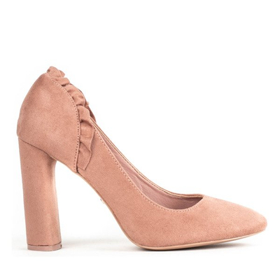 Růžová čerpadla s Andressovým límcem - Obuv 1