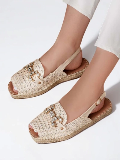 Royalfashion Dámske espadrilky s otvorenou špičkou