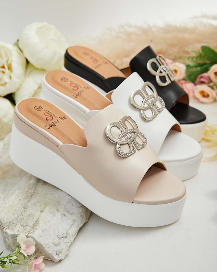 Royalfashion Dámske žabky Sailme na katéte