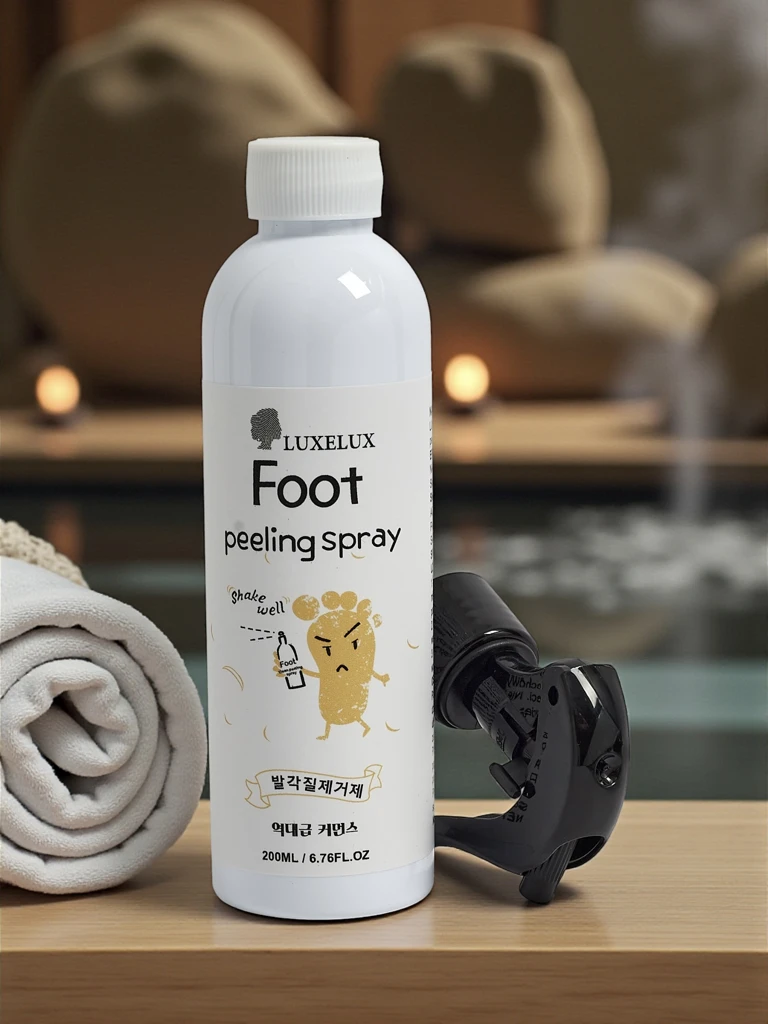 Ženski sprej za piling stopal Luxelux 200 ml