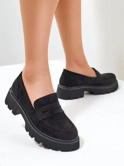 Royalfashion Dámske mokasíny z ekologického semišu Eratta